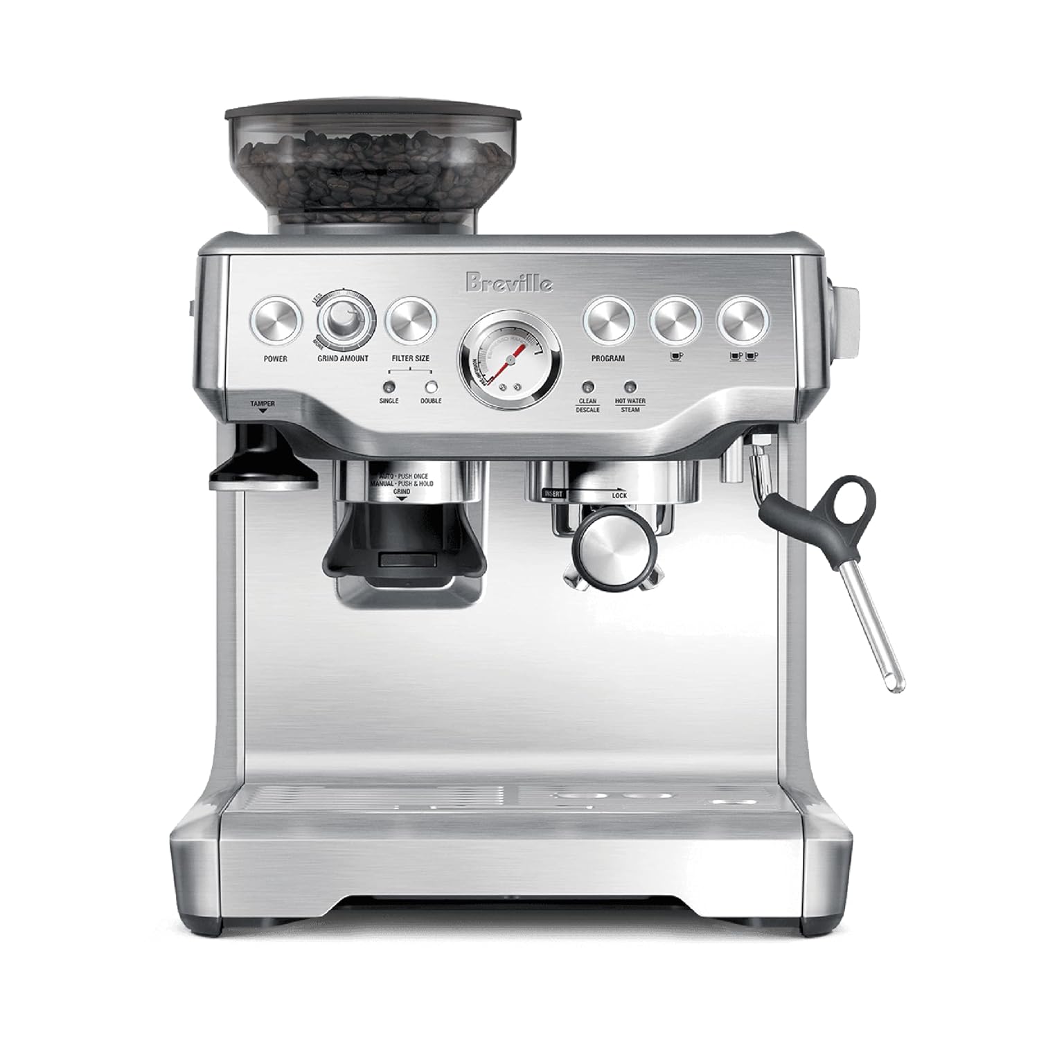 Express Espresso Machine BES870XL, Brushed Stainless Steel