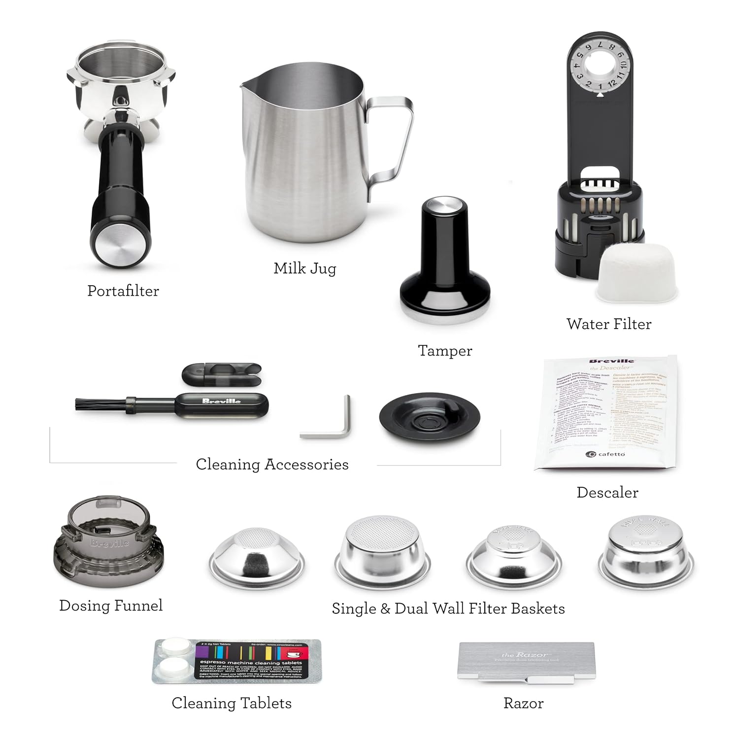 Express Espresso Machine BES870XL, Brushed Stainless Steel