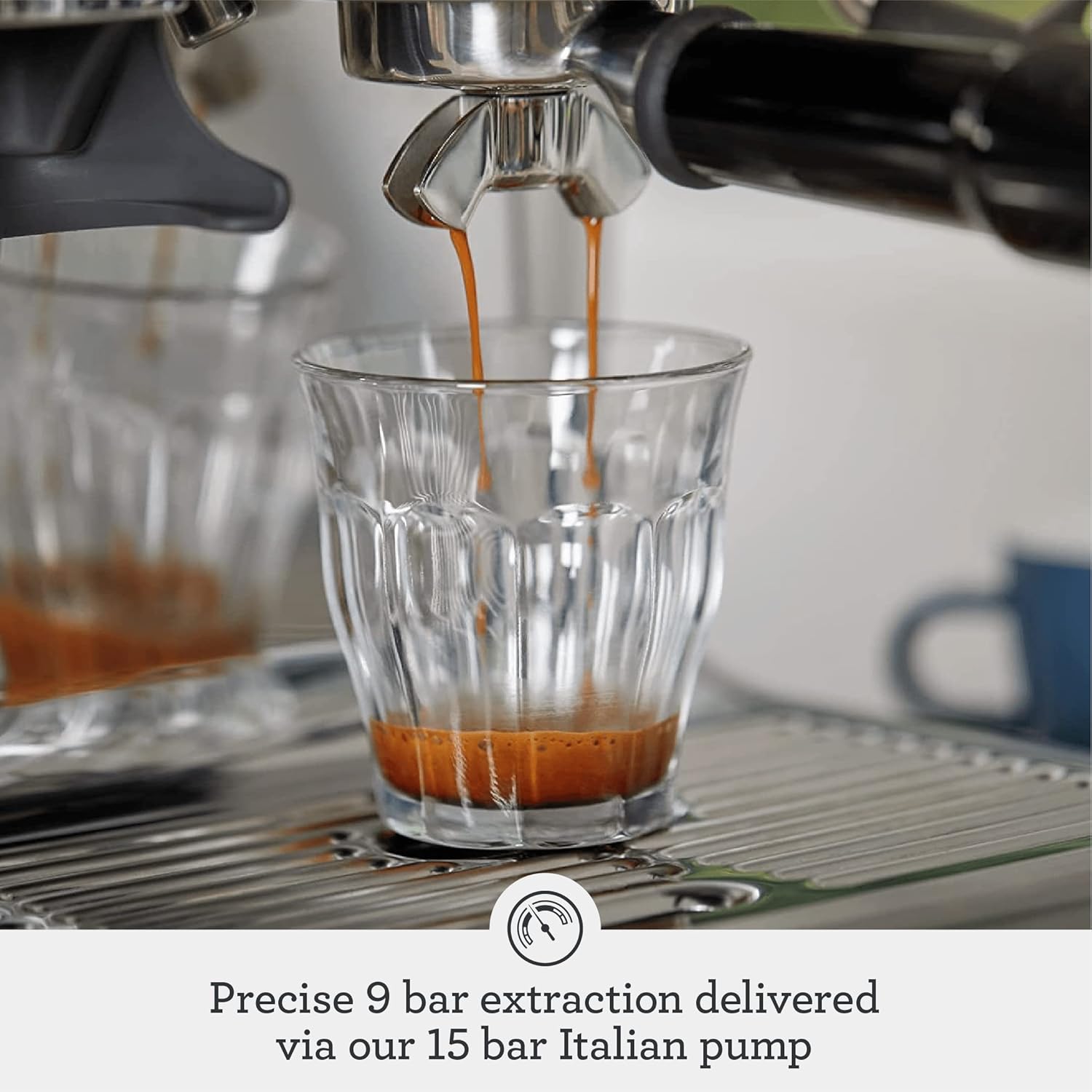 Express Espresso Machine BES870XL, Brushed Stainless Steel